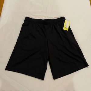 NWT, Youth XL, Black athletic shorts